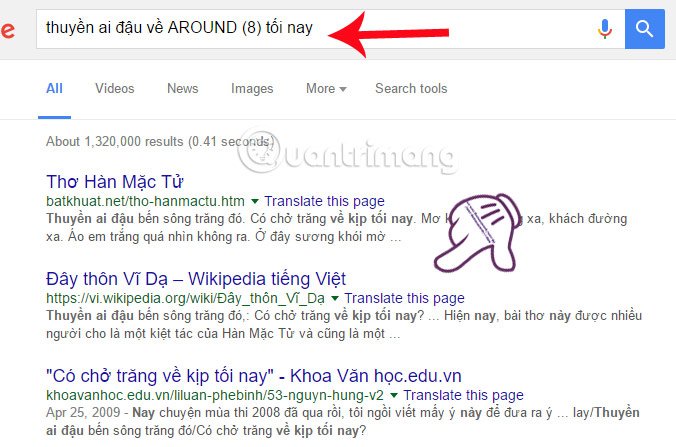 Những thủ thuật tìm kiếm trên Google