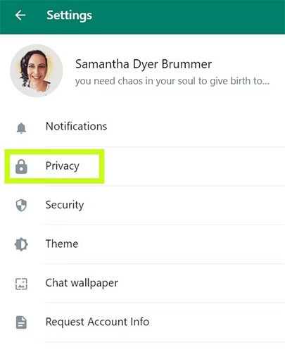 mẹo sử dụng cài đặt quyền riêng tư của WhatsApp web