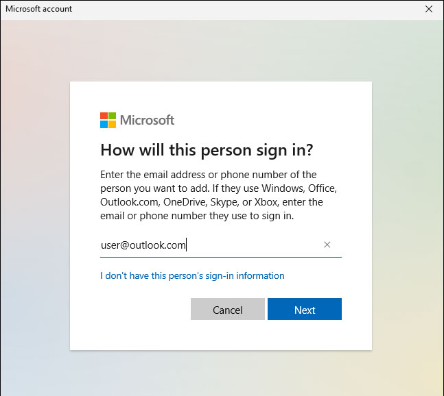 Cách thêm tài khoản người dùng vào PC Windows 11