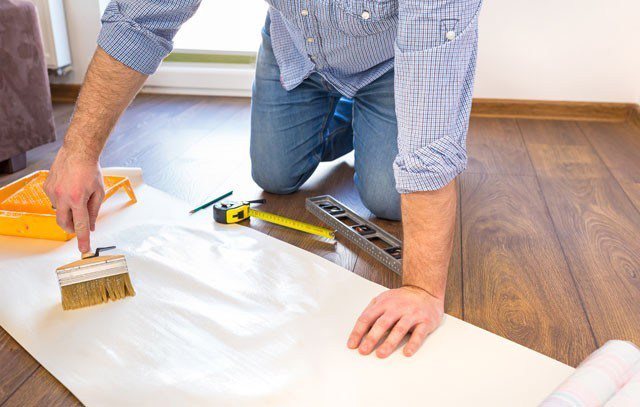 dán giấy dán tường