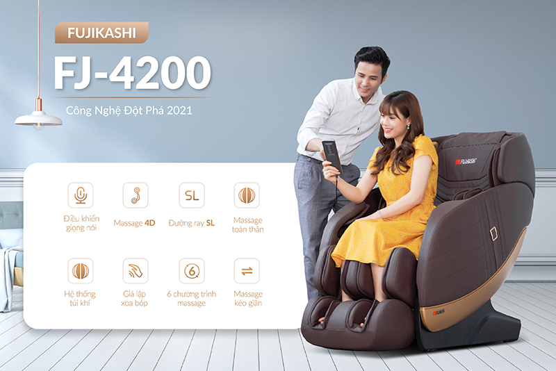 Ghế massage toàn thân fujikashi fj-4200