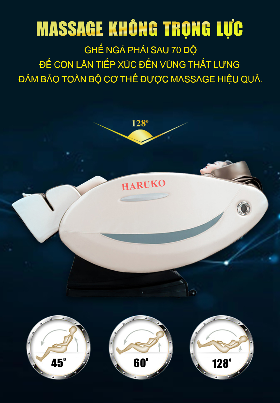 Ghế massage thông minh Haruko - H7