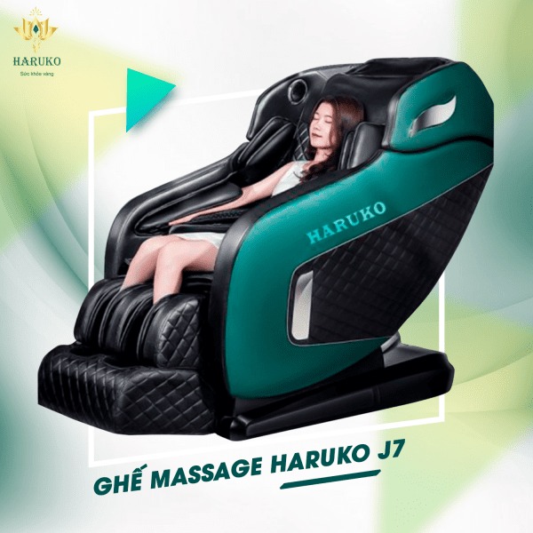 Ghế massage toàn thân thông minh Haruko J7, Ghế massage toàn thân thông minh Haruko, Ghế massage toàn thân thông minh, Ghế massage toàn thân, Ghế massage.