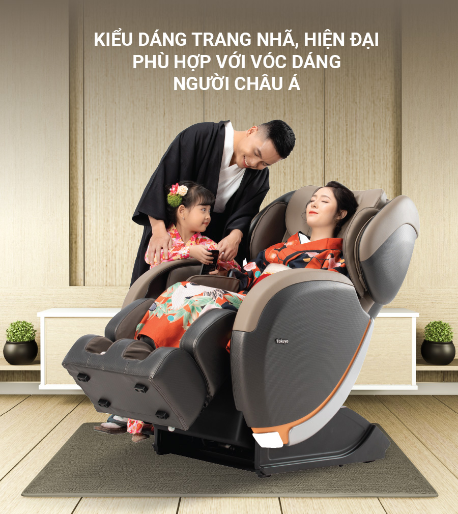 Ghế Massage Tokuyo JC-3680 (Made in Japan)