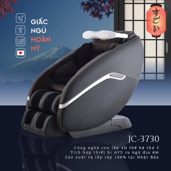 Ghế Massage Nhật Bản Tokuyo JC-3730+AVS Made In Japan