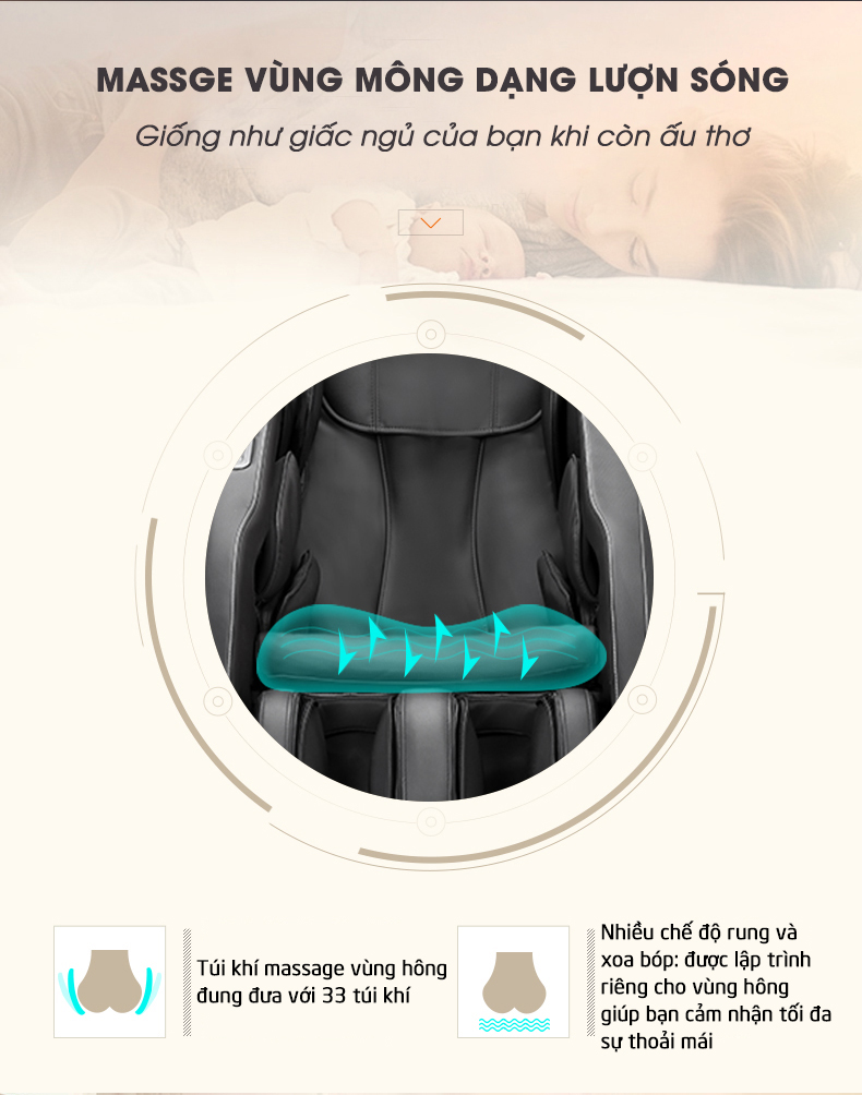Ghế Massage Nhật Bản JC-3730+AVS Made In Japan