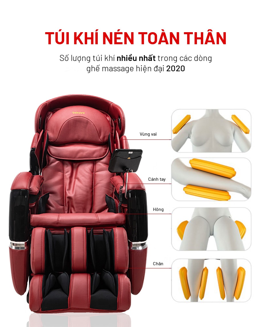 Ghế Massage Toàn Thân Hoàng Gia Tokuyo TC-711